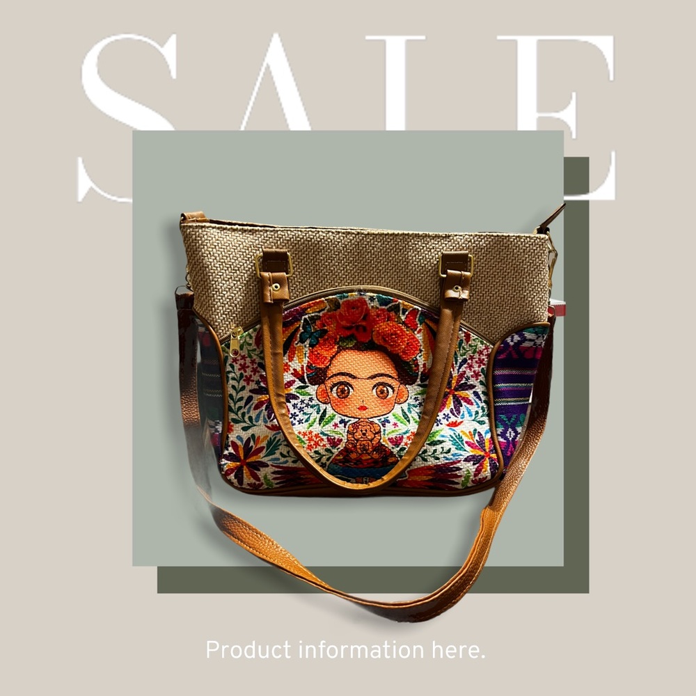 Large Frida tote bag